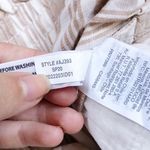 Madewell • Smocked Huston Pull-On Crop Pants in Stripe tan white wide leg beach Photo 8