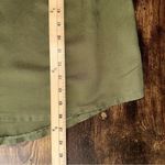 Marc New York  Top Womens 1X Green Blouse‎ Lace Up Roll Tab Office Minimalist Photo 13