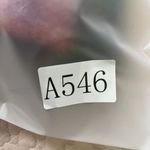 Manoush Women's Wool Blend Plaid Pea Coat Pocket Beaded Buttons Green Pink Sz 2 Photo 13