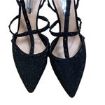 INC  Black Studded Evening Casual Dressy Heeled Sandal Photo 3