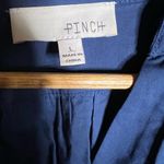 Pinch Work For You Navy Blue Smocked Waist Dress. In size Large Photo 11