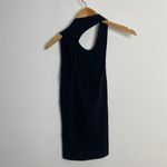 Helmut Lang Black Pulled Asym Racerback Tank Photo 7