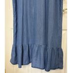 Kindred Chambray Denim Midi Dress Size Small Western Boho Cottage Prairie Blue Photo 5