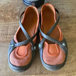 Crocs Free with purchase 🛍️ Celeste Woman’s 5 Orange Straps Mary Jane Flats Photo 0