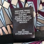 Ashley Stewart  Retro Print Dolman Sleeve Poncho Style Blouse Size XL 14-16 Photo 9