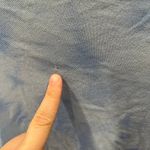 Aerie New!  Blue Magic Mesh Cropped Long Sleeve T-shirt Sheer Womens Size Medium Photo 4