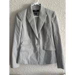 Body By Victoria Gray Pinstripe 4 Blazer Professional Tailored Office Siren Photo 1