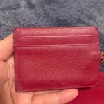 Prada  Crimson Leather Wallet Set Photo 5