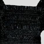 SheIn black faux leather puffer sleeve top! New! Photo 5