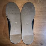 Juicy Couture Retro  Pam Gela Black Leather Slip On Espadrille Flats Women’s 7.5M Photo 4