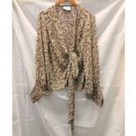 Alexis  Collection Rourke Wrap Blouse 343$ Floral Casual Lightweight Boho Photo 5