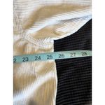 ZARA  Corduroy Shacket Cream Frayed Hem Button Up Size M Pockets‎ Western Boho Photo 4