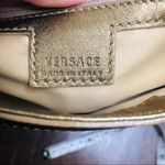 Versace Greca Quilted Gold Flap Chain Bag Rare Embroider Purse Evening Photo 6