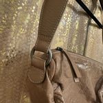 Free People  Shiny Leather Taupe Aurora Shoulder Bag With Leather Coin Purse Photo 3