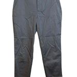 ZARA Slate Blue Crochet Ankle Pants Photo 0