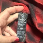 The Kooples  Red and Black Checkered Plaid Zip Shirt Jacket Women’s Sz L Photo 7