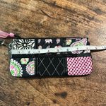 Vera Bradley Ella Wristlet Pink Elephants Breast Cancer Awareness Pattern Photo 5