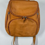 Osgoode Marley convertible backpack Crossbody Pumpkin Color leather bag 13x11" Orange Photo 0