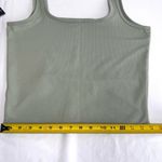 Hollister  Ribbed Tank Top Square Neck Cropped Long Size Large Photo 4