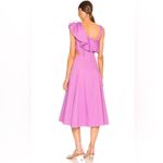 Veronica Beard NWT  Beilla Midi Dress in Vivid Orchid Purple Size 6 Cutouts Photo 4