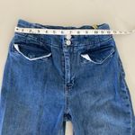 Maeve Anthropologie Bombshell High Rise Flap Pocket Stretch Straight Jeans 28 Photo 3