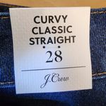 J.Crew Curvy Classic Straight Jeans in Resin Rinse 28 NEW Photo 4