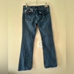 Levi's 545 Low Boot Cut Jeans Womens Size 8 Stretch Y2K Casual Dark Wash Vintage Photo 7