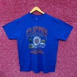 Clipper Nation LA Basketball NBA Team Beach Tailgate Tee L Photo 0