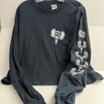 Gildan  Mangy Moose Long Sleeve Cropped T Shirt  Photo 0