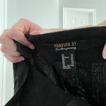 Forever 21  Black Button Front Midi Dress Photo 4