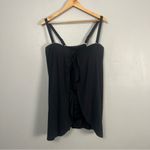 Ralph Lauren LAUREN Women's One Piece Plus Bandeau Swim Dress Black 16W Photo 3