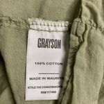 Grayson Womens Long Sleeve Woven Drop Waist Shirt Dress Light Green Size 2 Photo 8