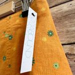 Abound  Orange Floral Linen Blend Mini Skirt Size Large NWT Photo 3