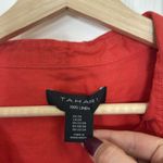 Tahari  linen 3/4 sleeve blouse Photo 3