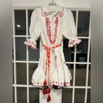 Alemais HEARTS EMBROIDERED MINI DRESS Red Size 2 Photo 11