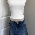 Ymi Y2K  DENIM‎ ASYMMETRICAL HEM MINI SKIRT Photo 0