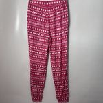 Victoria's Secret Victoria’s Secret Pink Pajama Pant Red Log Dachshund Dog Print Lounge Holiday XS Photo 2