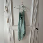 Alice + Olivia  Harmony Asymmetrical Satin Slip Dress Sz 10 Photo 7