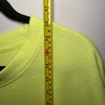 Aerie  Neon Green Loungewear Crewneck Pullover Sweatshirt Women's size Large Photo 6