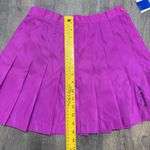 Reebok NWT VTG Hot Pink Tennis Skirt Athletic Sport Pleated Mini Skater Small Photo 5