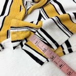 Love Tree High Waist Striped Yellow and Black Shorts Size S Photo 4