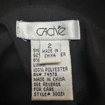 Cache Womens Size 2 Black Beaded Embellished Halter Dress Formal Dance Photo 9