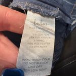 Lulus Lulu’s medium wash embroidery denim Crop Top size L NWT Photo 5