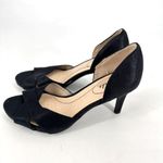 Life Stride Women'sâBlack Peep Toe Mykonos Dâorsay Sandal Heelsâ Size 7.5 Photo 2