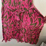 Velvet By Graham & Spencer MADILYN Printed Cotton Gauze Puff Sleeve Midi Dress L Pink Size L Photo 3
