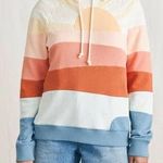 Faherty  Soleil Stripe Cotton Hoodie  Photo 0