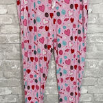 Little Sleepies Pink Heart Adult PJ’s Red Size XL Photo 0