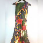 Oysho  M Sleeveless Tropical Colorful Maxi Dress Photo 5