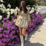 Reformation  | NWOT Valetta Floral Two-Piece Mini Skirt & Top Set, Yasmeen Yellow Photo 1