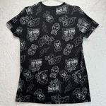 Goosebumps Horrorland All Over Grafitti Print Black Crewneck Tee by Cakeworthy Size L Photo 1